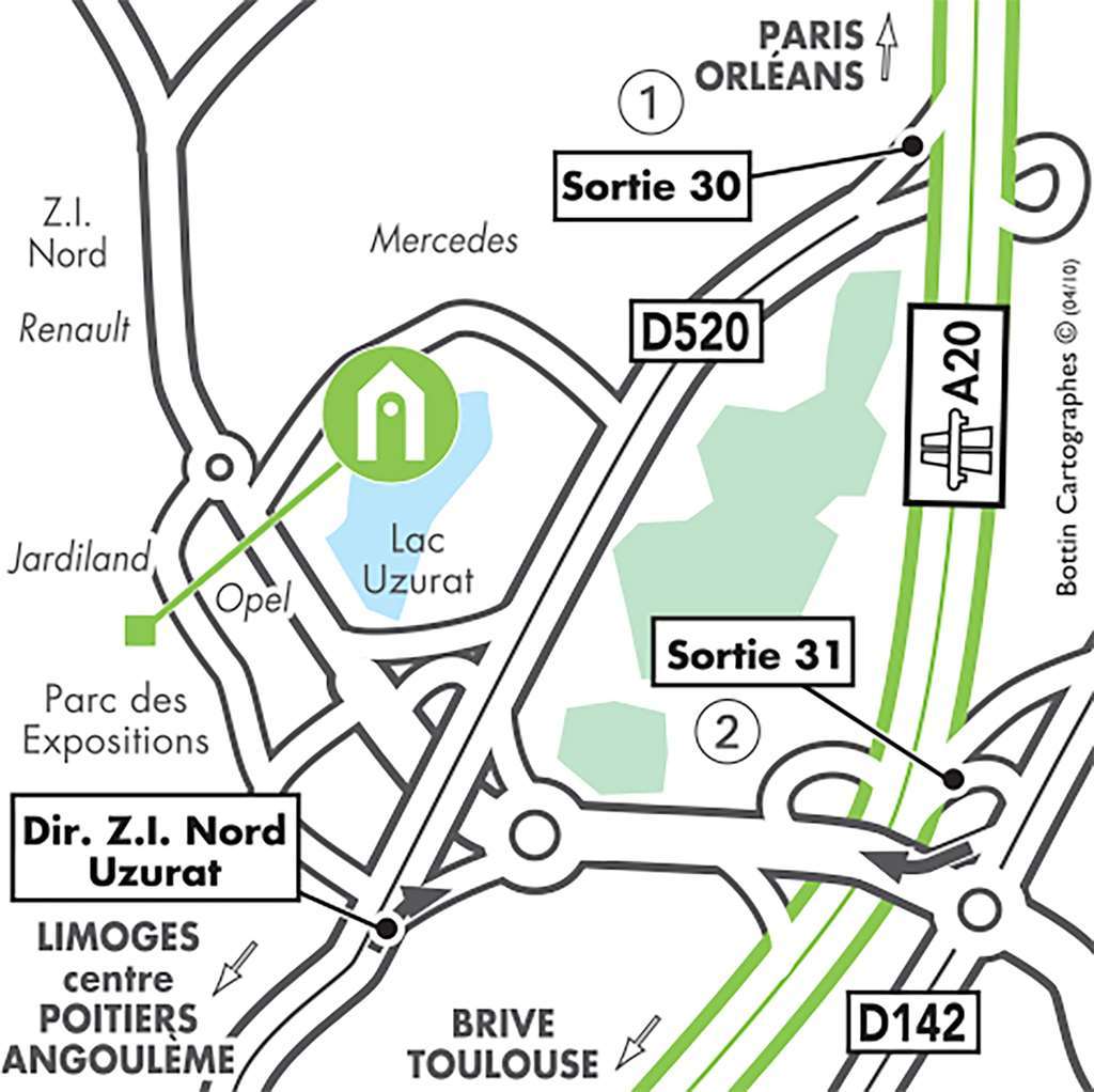 Campanile Limoges Nord Hotel Amenities photo